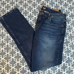 PAIGE Men's Federal Dark Blue Slim Straight Jeans Size 31